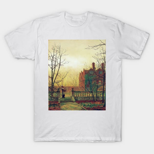 John Atkinson Grimshaw Autumn Gold T-Shirt by pdpress